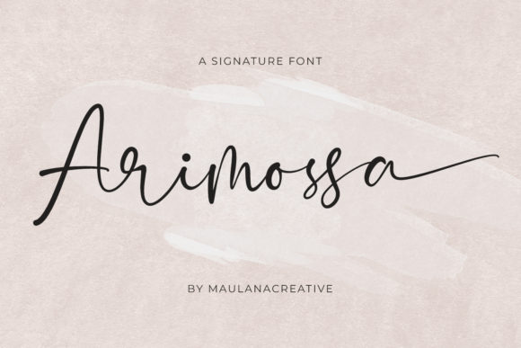 Arimossa: Elegant Script for Creative Projects