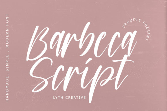 Barbeca: A Modern Handwritten Font