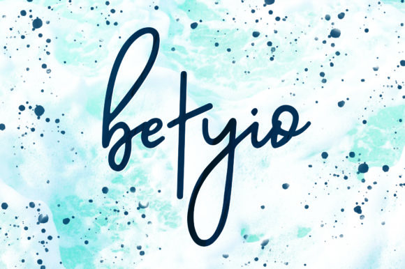 Betyio: A Handwritten Font for Editorial Elegance