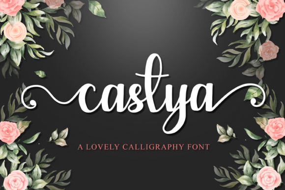 Castya: A Feminine Script Font for Creative Projects