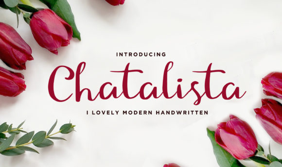 Chatalista: A Beautiful Handwritten Font