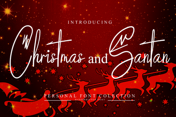 Christmas and Santan: A Handwritten Font That Brings Warmth to Branding Projects