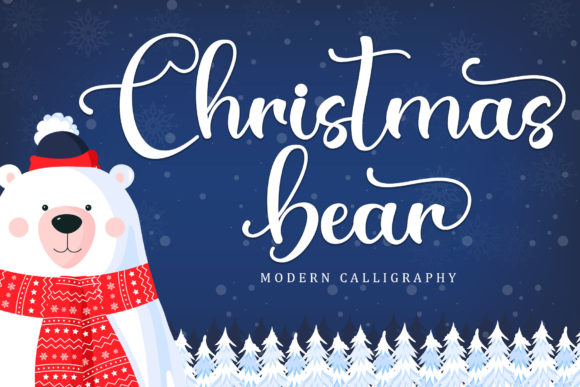 Christmas Bear Font Review