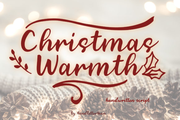 Christmas Warmth Font for Creative Projects