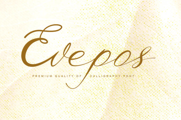 Evepos: A Handwritten Font for Creative Makers