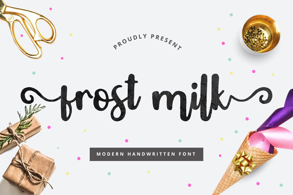 Frost Milk: A Font for Memorable Campaigns