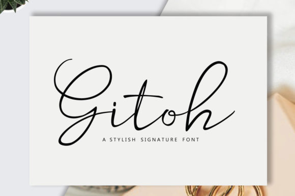 Gitoh Font for Web Design