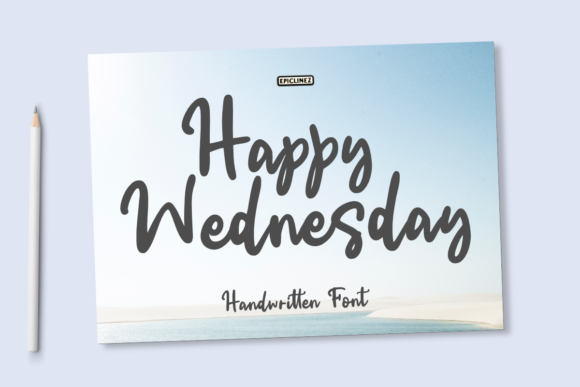 Happy Wednesday Font for Creative Marketing