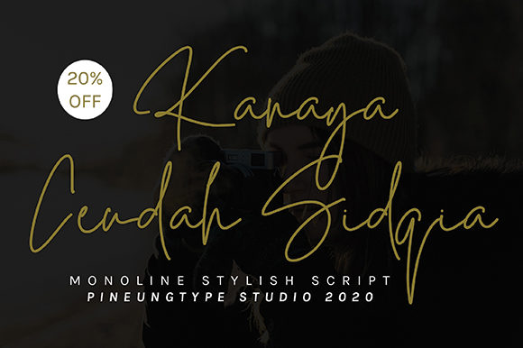 Kanaya Ceudah: A Script Font for Modern Marketing