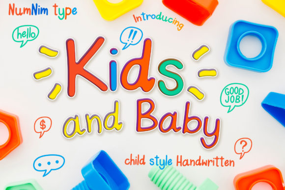 Kids and Baby Font: Playful Typography for Digital Campaigns