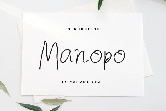 Manopo: A Simple, Stylish Font for Business