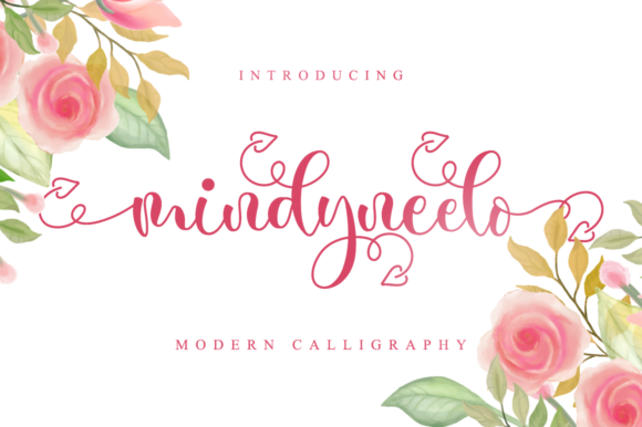 Mindyneelo: Elegant Handwritten Font