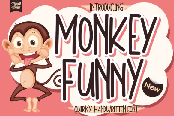 Monkey Funny: A Handwritten Font for Creative Projects