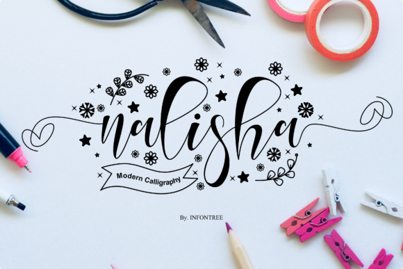 Nalisha: A Romantic Handwritten Font