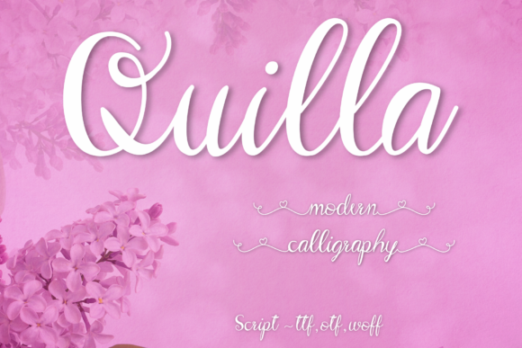 Quilla: A Sweet Script for Business Branding