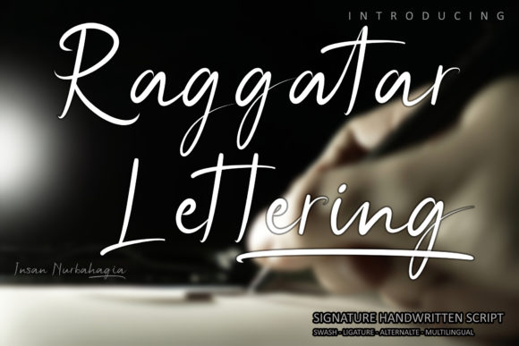 Raggatar Lettering: A Handwritten Font for Web Design