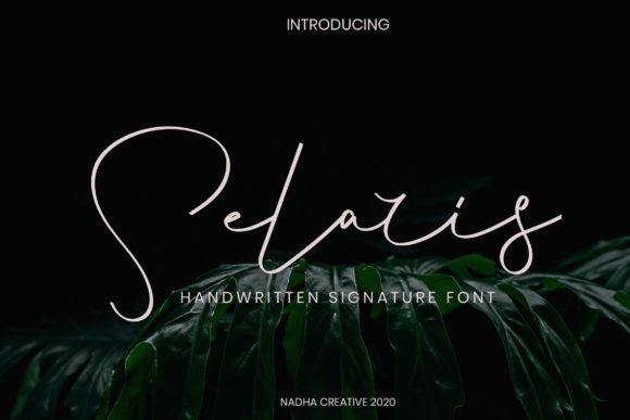 Selaris: A Stylish Handwritten Font