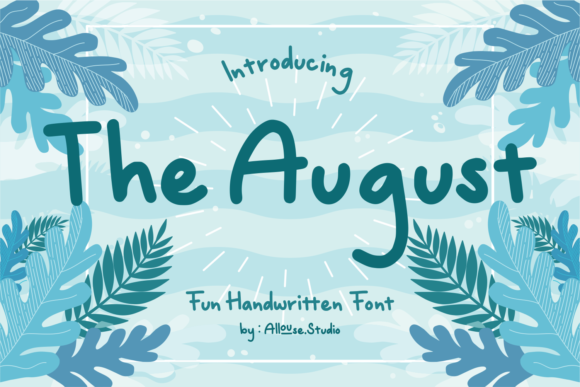 The August Font: A Handwritten Touch for Web Design