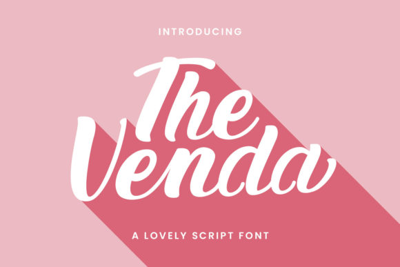 The Venda: A Bold Handwritten Font for Creative Projects