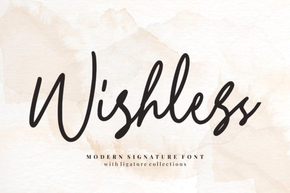 Wishless: A Script Font for Real Projects